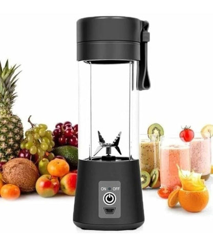Zenkaro [Plastic Mini Juicer Mixer With 6 Ultra Sharp Blades Potable USB Rechargeable Blender Hand Juicer]